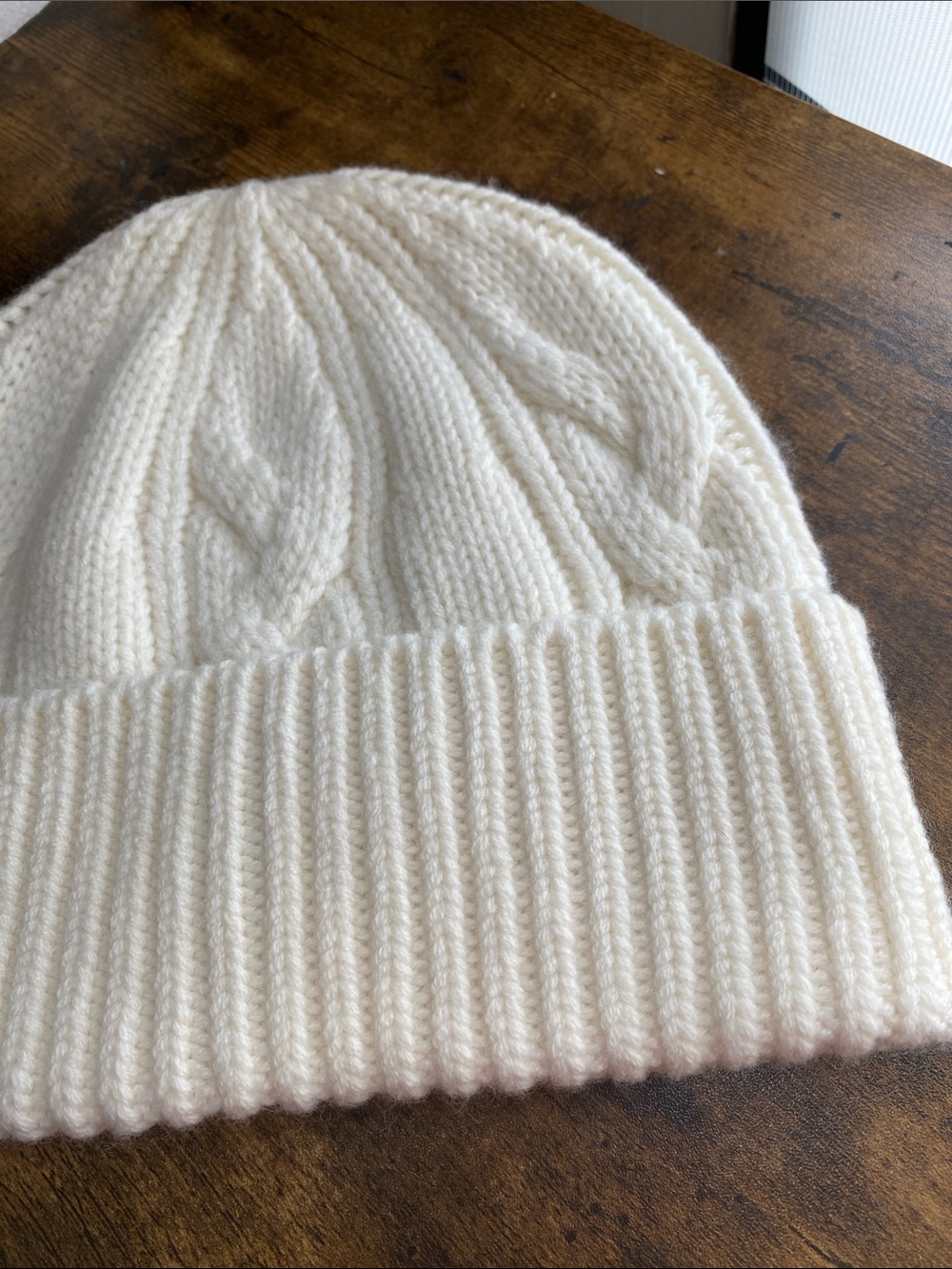 NWT MADEWELL Chunky Cable Stitch Beanie - Picture 6 of 7
